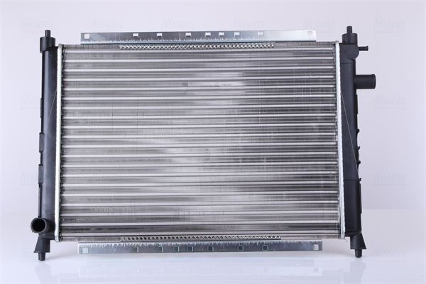 NISSENS 642111 Engine radiator Aluminium, 525 x 378 x 23 mm, without gasket/seal, without expansion tank, without frame, Mechanically jointed cooling fins