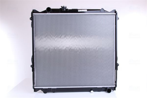 NISSENS 64636A Engine radiator Aluminium, 575 x 638 x 26 mm, without gasket/seal, without expansion tank, without frame, Brazed cooling fins