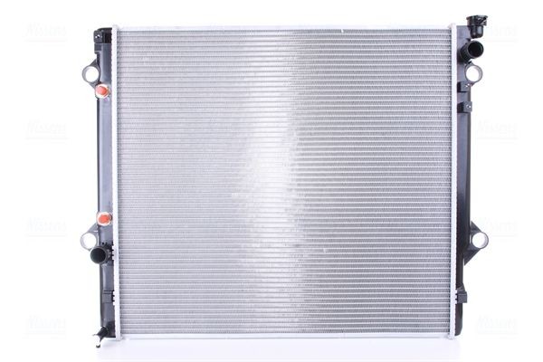 NISSENS 64684 Engine radiator Aluminium, 650 x 600 x 26 mm, without gasket/seal, without expansion tank, without frame, Brazed cooling fins