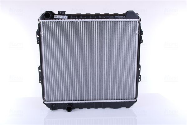 NISSENS 64845 Engine radiator Aluminium, 450 x 508 x 40 mm, with gaskets/seals, without expansion tank, without frame, Brazed cooling fins