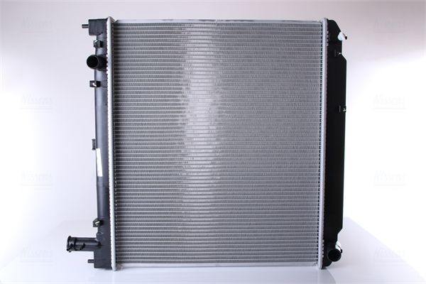 NISSENS 64858A Engine radiator Aluminium, 525 x 618 x 26 mm, without gasket/seal, without expansion tank, without frame, Brazed cooling fins