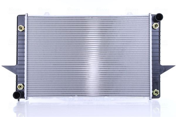 NISSENS 65539A Engine radiator Aluminium, 590 x 388 x 40 mm, with oil cooler, Brazed cooling fins