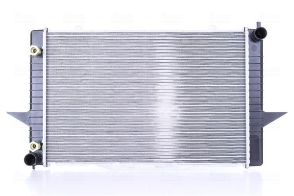 NISSENS 65548A Engine radiator Aluminium, 590 x 388 x 40 mm, with oil cooler, Brazed cooling fins