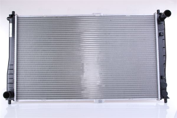 NISSENS 66618 Engine radiator Aluminium, 702 x 418 x 26 mm, with gaskets/seals, without expansion tank, without frame, Brazed cooling fins