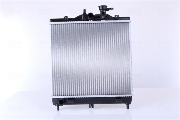 NISSENS 66654 Engine radiator Aluminium, 355 x 388 x 16 mm, without gasket/seal, without expansion tank, without frame, Brazed cooling fins