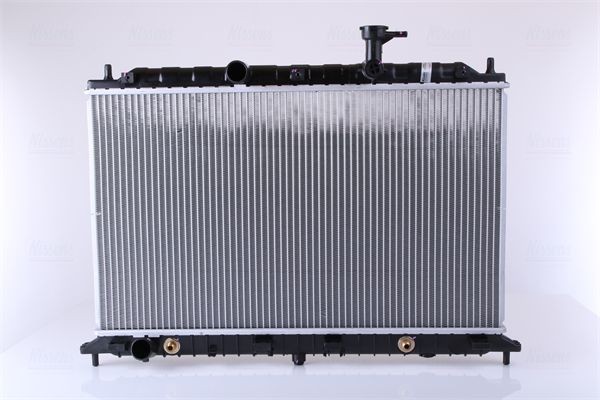 NISSENS 66687 Engine radiator Aluminium, 370 x 645 x 26 mm, Brazed cooling fins