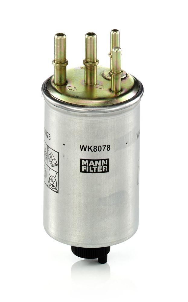 Original WK 8078 MANN-FILTER Inline fuel filter LAND ROVER