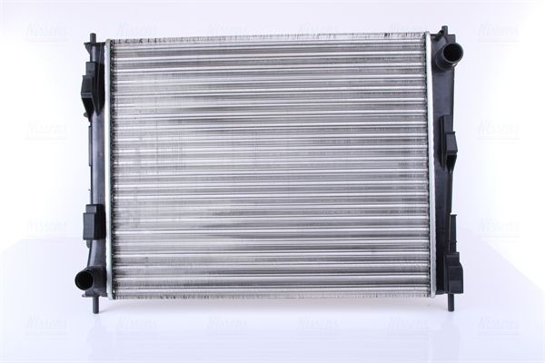 NISSENS 67286 Engine radiator Aluminium, 496 x 415 x 18 mm, without gasket/seal, without expansion tank, without frame, Mechanically jointed cooling fins