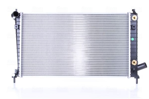 68005A NISSENS Radiators SAAB Aluminium, 608 x 359 x 26 mm, with oil cooler, Brazed cooling fins
