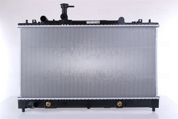 NISSENS 68508 Engine radiator Aluminium, 375 x 726 x 16 mm, Brazed cooling fins