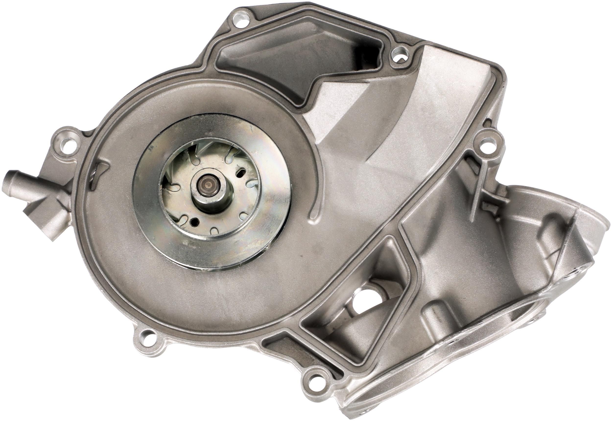 GATES 7702-15073 Water pump Metal, with belt pulley, for v-ribbed belt pulley, with gaskets/seals