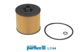 Original L1144 PURFLUX Engine oil filter VOLVO