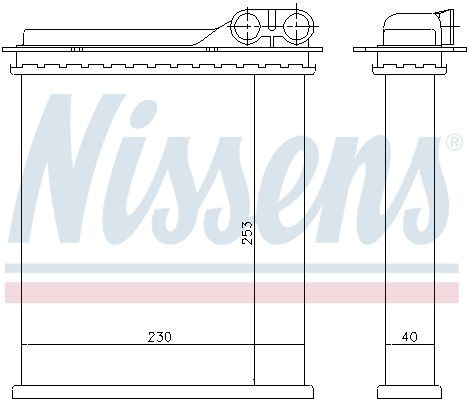 OEM-quality NISSENS 73363 Heat exchanger, interior heating