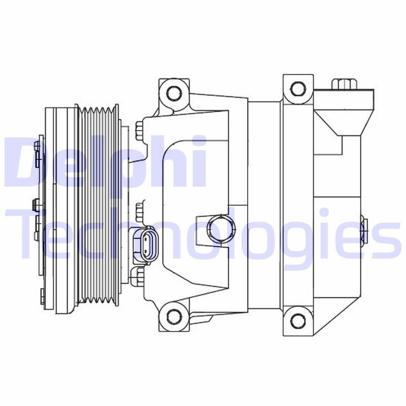 DELPHI CS10095-12B1 Air conditioning compressor CHEVROLET experience and price