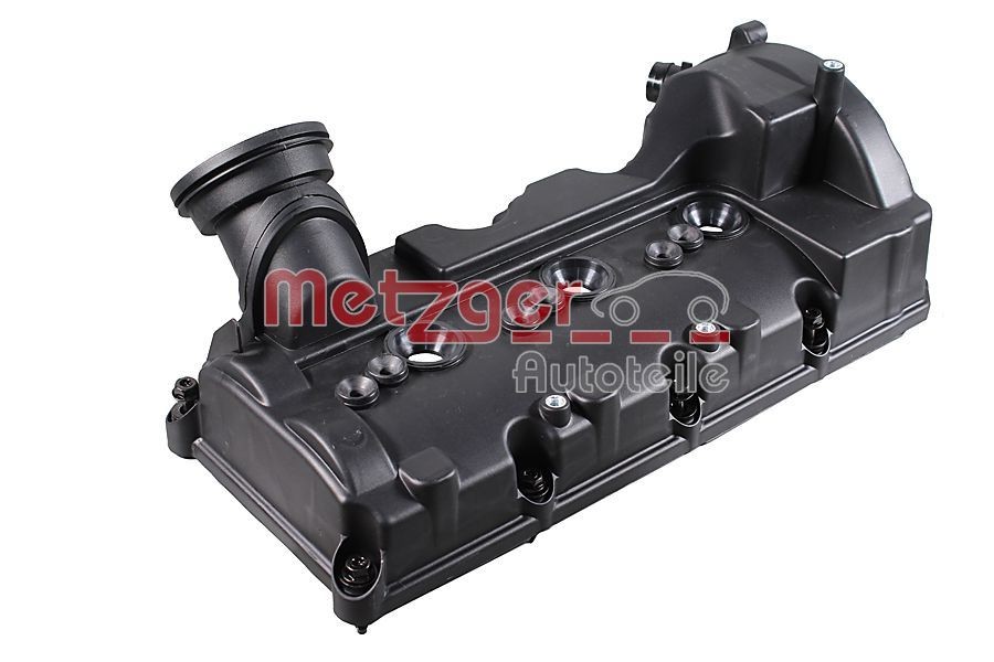 Rocker cover METZGER Left, for cylinder 4-6, with valve cover gasket, with bolts/screws - 2389205