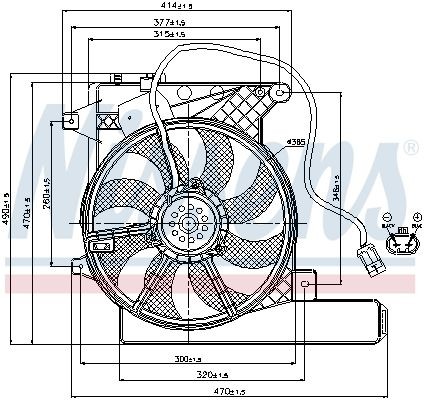 OEM-quality NISSENS 85202 Radiator cooling fan