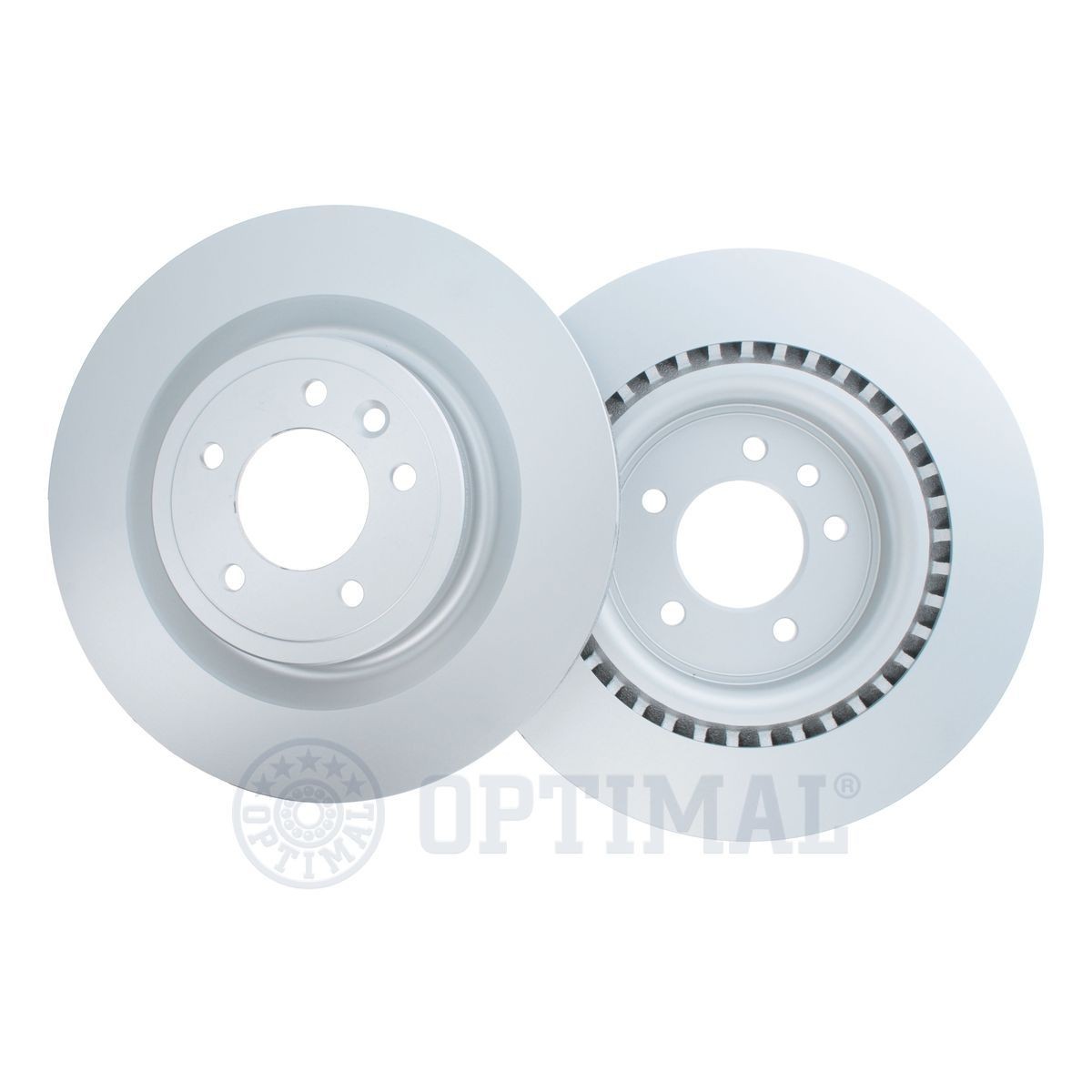 BS-9818HC OPTIMAL Brake rotors LAND ROVER Rear Axle, 350x25mm, 5/6, internally vented, Coated, High-carbon