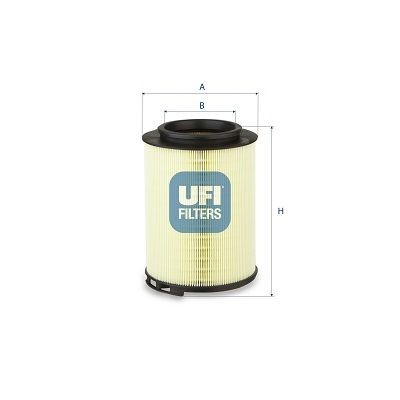 UFI 222mm, 150,5mm, Filter Insert Height: 222mm Engine air filter 27.H25.00 buy