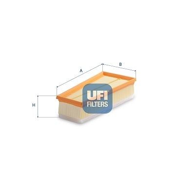 Original 30.D14.00 UFI Air filters MERCEDES-BENZ