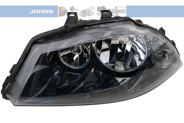 67 15 09-6 JOHNS Headlight SEAT Left, H3, H7, with indicator, without motor for headlamp levelling