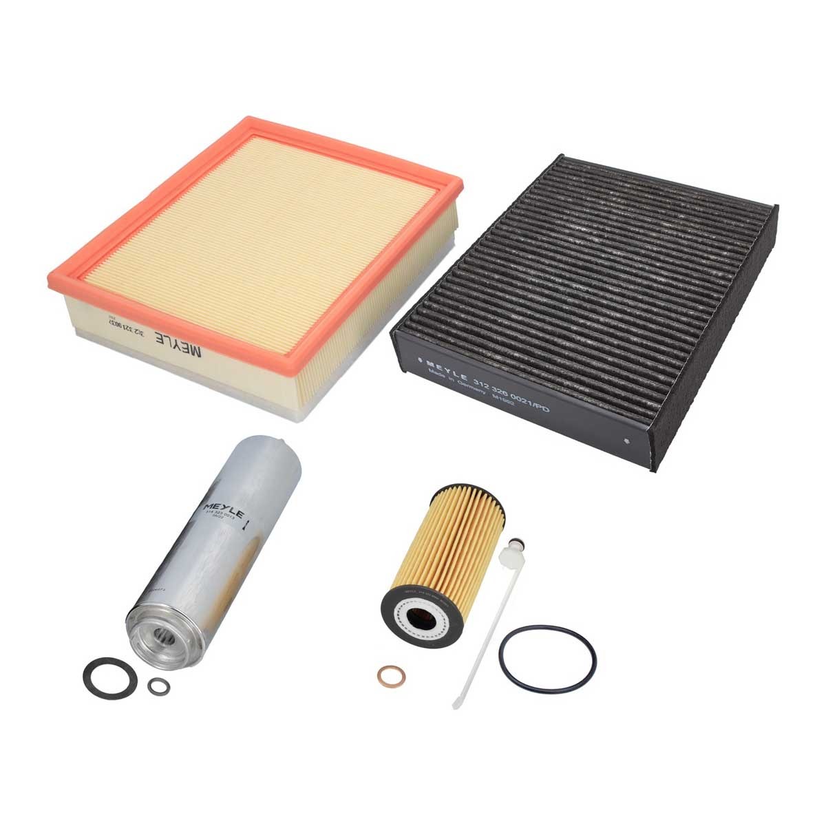 MEYLE Filter-Satz BMW 312 330 0003/S 11428575211,13327822497,13328511053  13328572522,13718511668,64119237555,7822497,8511053,8511668,8572522,8575211