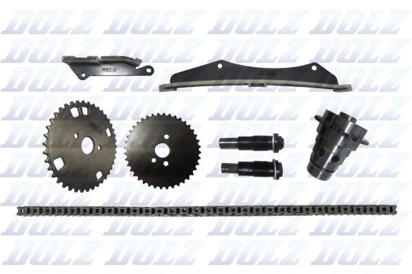 SKCC060F DOLZ Timing chain set PEUGEOT with gears, Simplex