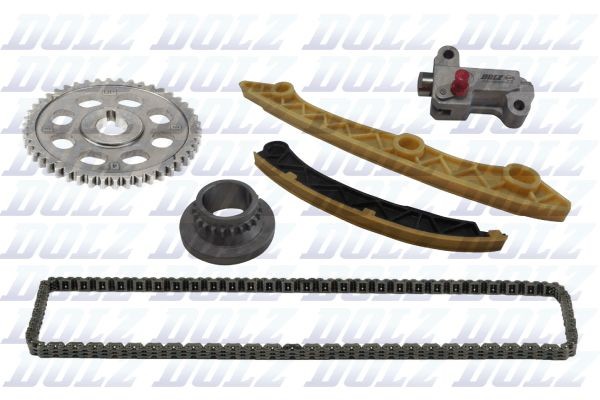SKCH076 DOLZ Cam chain OPEL with gears, Silent Chain