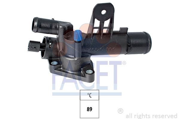 FACET 7.7925 Engine thermostat Opening Temperature: 89°C, with seal
