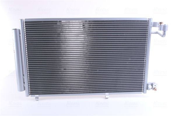 NISSENS with dryer, Aluminium, 605mm, R 134a, R 1234yf Refrigerant: R 134a, R 1234yf Condenser, air conditioning 940108 buy