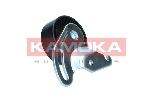 KAMOKA R0629 Belt tensioner, v-ribbed belt NISSAN ALMERA 2002 in original quality
