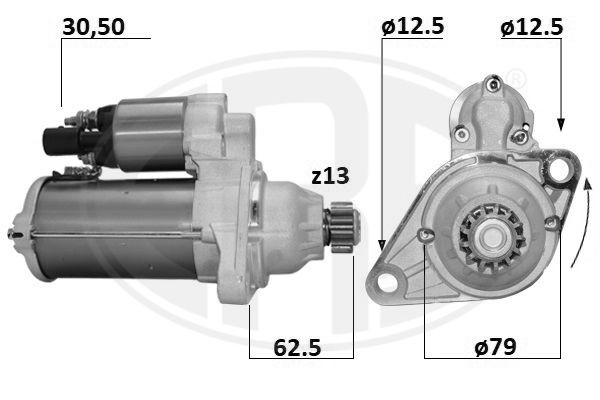 Original ERA Starter motors 221089A for VW TOURAN