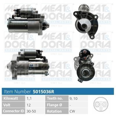 MEAT & DORIA 5015036R Starter motor 5802 C9