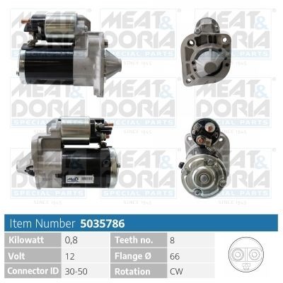 MEAT & DORIA 5035786 Starter motor 7711368052
