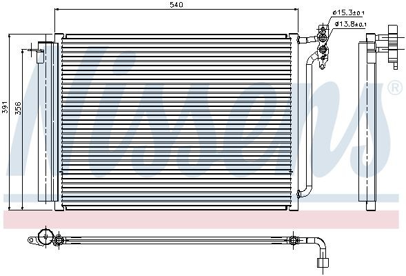 OEM-quality NISSENS 94605 Air condenser