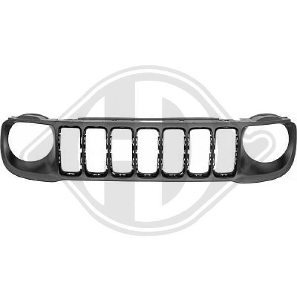 Jeep Radiator Grille DIEDERICHS 2660142 at a good price