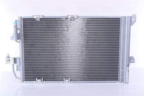 NISSENS 94650 Air conditioning condenser with dryer, Aluminium, 593mm, R 134a, R 1234yf