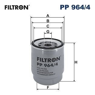 FILTRON Spin-on Filter Height: 96,5mm Inline fuel filter PP 964/4 buy