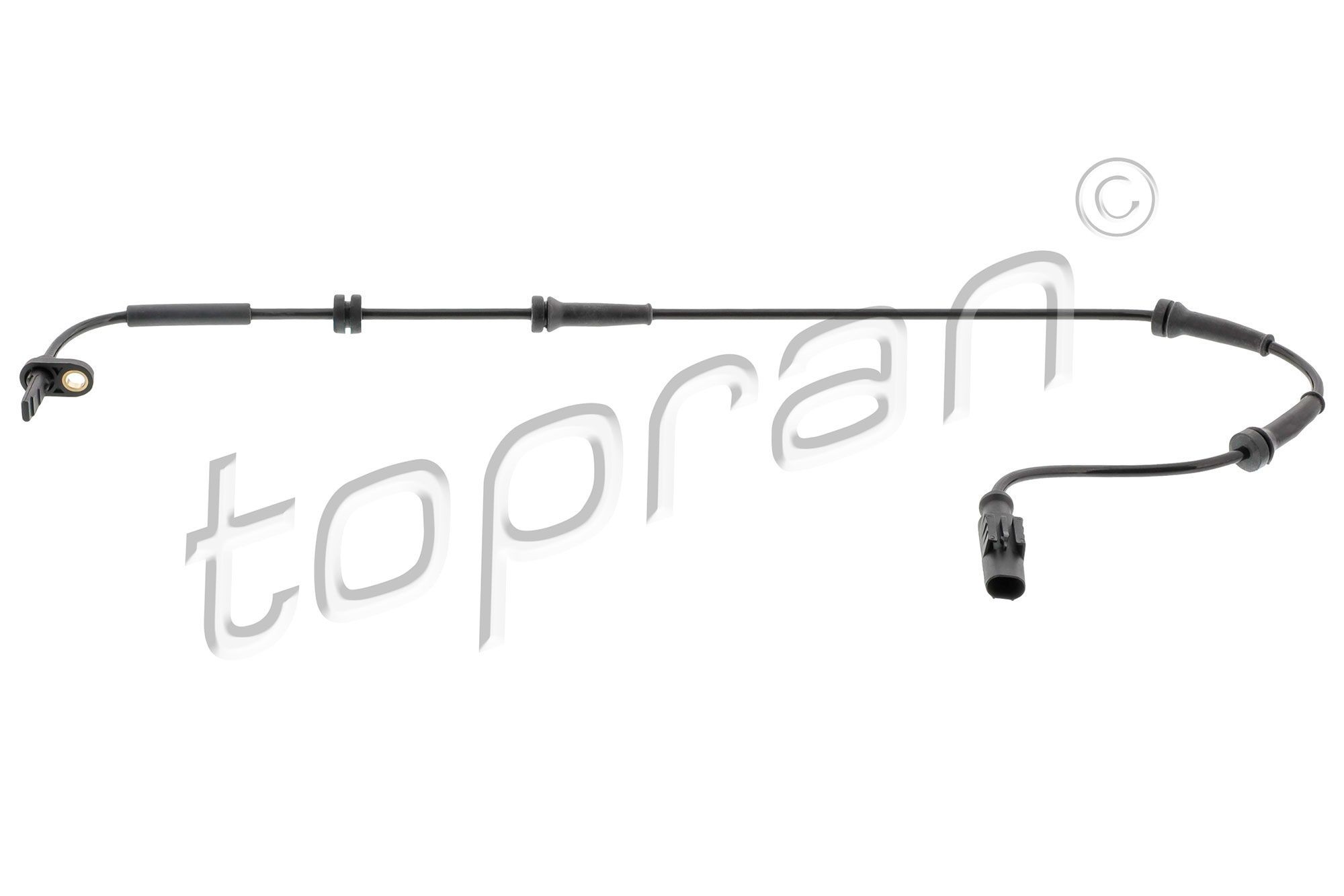 638 669 001 TOPRAN Rear Axle Left, Rear Axle Right, with cable, for vehicles with ABS, 2-pin connector, 844mm, oval Total Length: 844mm, Number of pins: 2-pin connector Sensor, wheel speed 638 669 buy
