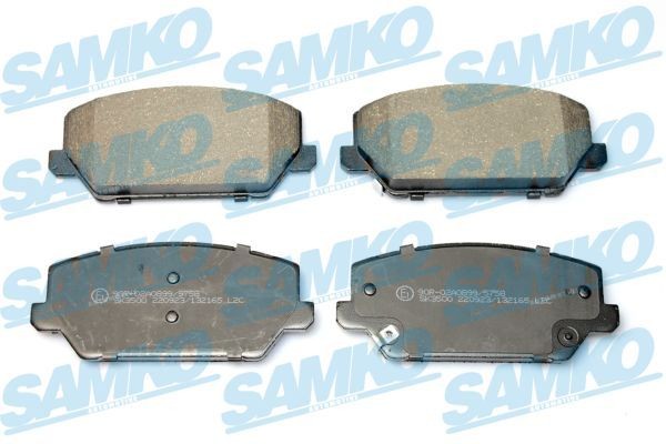 SAMKO 5SP2165 Brake pad set 58101 G8A30