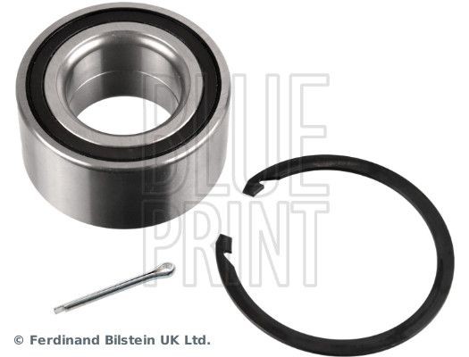 ADBP820072 BLUE PRINT Wheel bearings MITSUBISHI Front Axle Left, Front Axle Right, with attachment material, with integrated magnetic sensor ring, with ABS sensor ring, 80 mm, Angular Ball Bearing