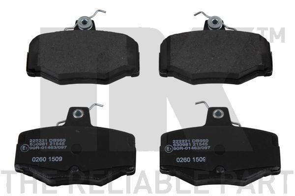 WVA 21545/15.6 NK excl. wear warning contact Height 1: 57,1mm, Width 1: 82,2mm, Thickness 1: 15,6mm Brake pads 222221 buy