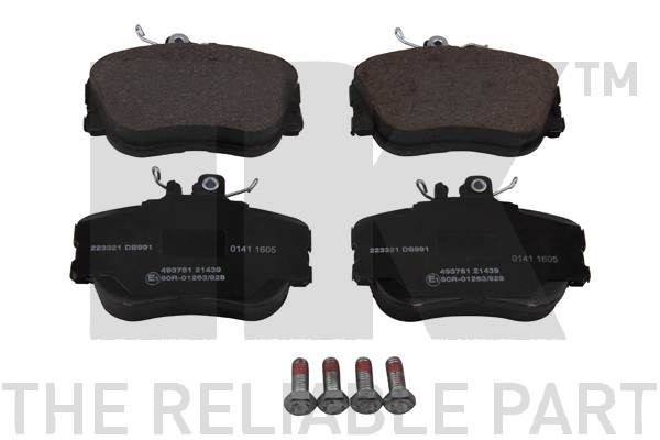 NK 223321 Brake pad set prepared for wear indicator