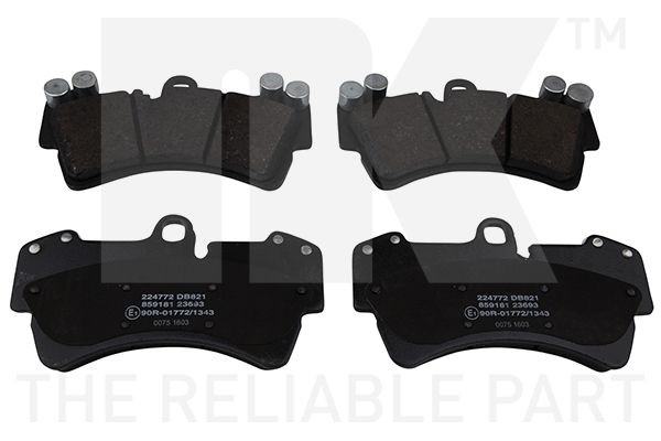 WVA 23693/16,6 NK excl. wear warning contact, with anti-squeak plate, without accessories Height 1: 160,5mm, Width 1: 190,2mm, Thickness 1: 15,8mm Brake pads 224772 buy