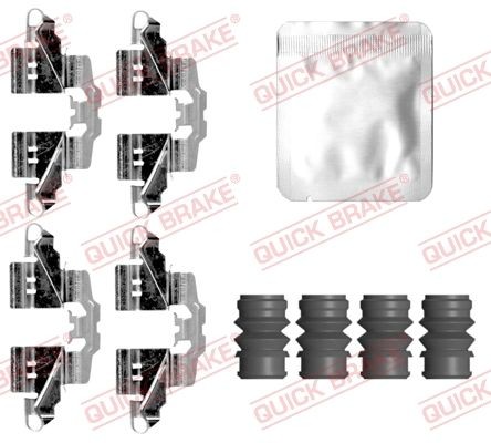 Great value for money - QUICK BRAKE Accessory Kit, disc brake pads 109-0161