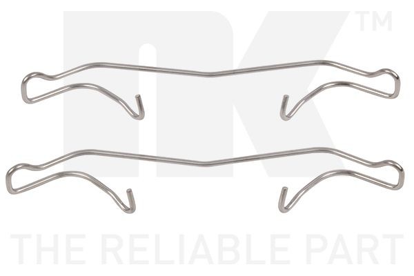 Accessory kit, disc brake pads Porsche in original quality NK 7947678