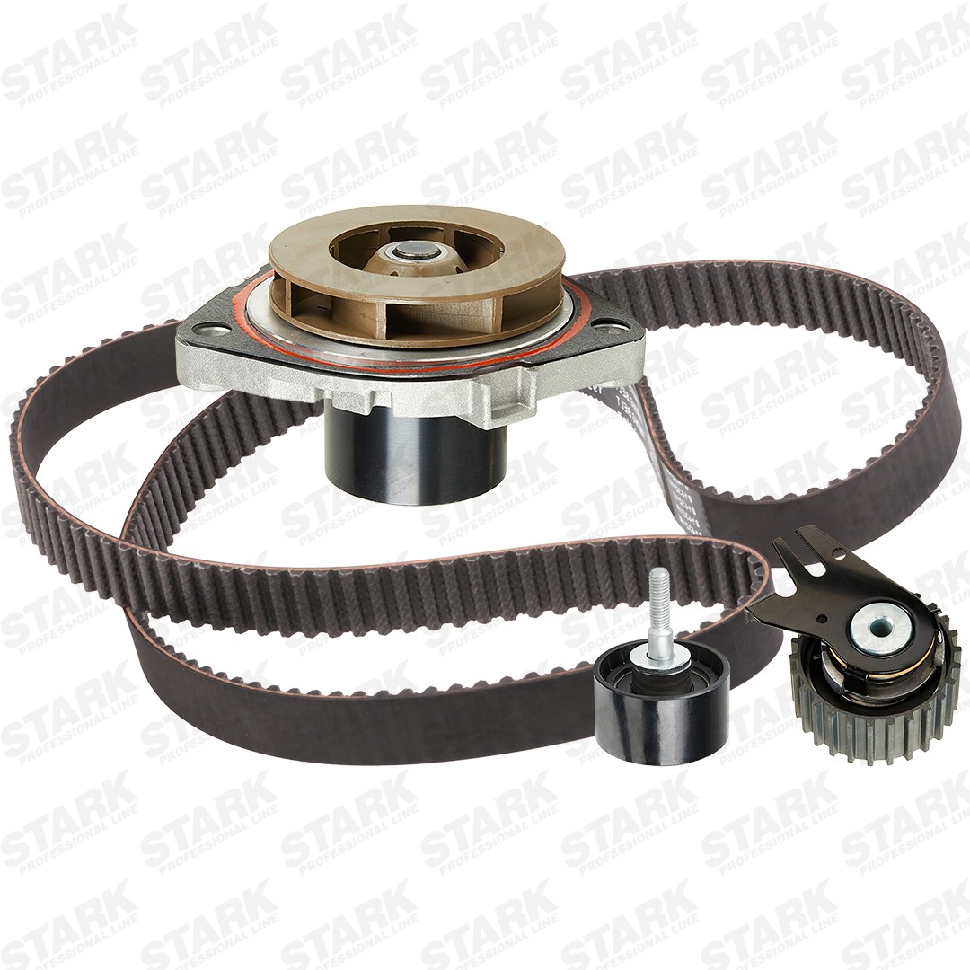 STARK with water pump, without screw set, Number of Teeth: 199, Width: 24 mm Width: 24mm Timing belt and water pump SKWPT-0750516 buy