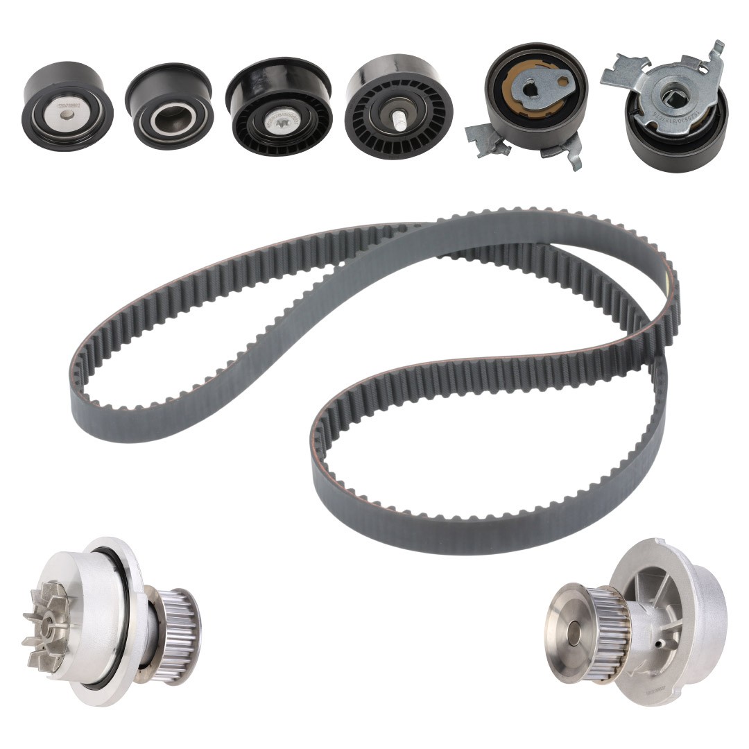 RIDEX 3096W0541 Timing belt kit with water pump Opel Astra G t98 1.6 16V 101 hp Petrol 2001 price