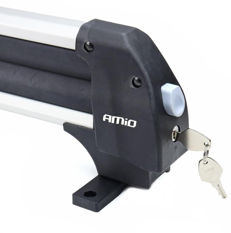 02591 AMiO SSR-01L Roof ski rack 4 pairs of skis, 2 snowboards ▷ AUTODOC  price and review