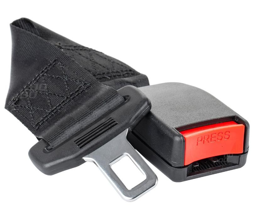Ceinture de sécurité universelle de voiture Ceinture de sécurité Extension  de ceinture de sécurité Boucle d'extension (noir)