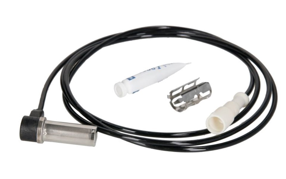 KNORR-BREMSE with accessories, for vehicles with ABS, 2-pin connector, 2000mm, 12V Length: 2000mm, Number of pins: 2-pin connector Sensor, wheel speed 0486000304K50 buy